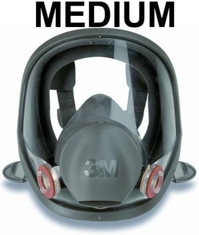picture of 3M - Class 1 - 6000 Series Full Face Mask - Size Medium - [3M-6800] - (NICE)