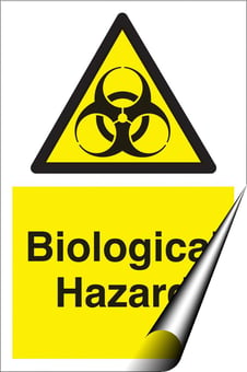 picture of Biological Hazard Sign - 200 x 300Hmm - Self Adhesive Vinyl - [AS-WA159-SAV]