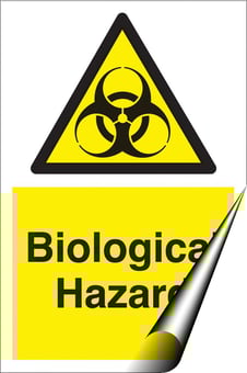 Picture of Biological Hazard Sign - 200 x 300Hmm - Self Adhesive Vinyl - [AS-WA159-SAV]