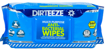 Picture of Ecospill Dirteeze Multipurpose Anti-bacterial Wipes Portable Bag - Pack of 12 - [EC-HMAXF200]