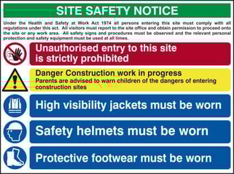 Picture of Spectrum Composite Site Safety Notice - FMX 800 x 600mm - SCXO-CI-4551