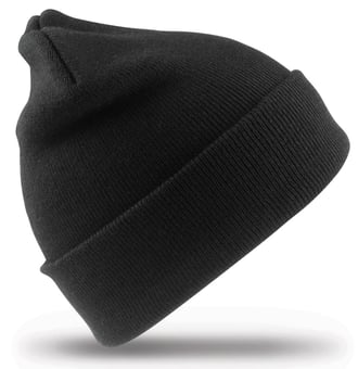 picture of Result Woolly Ski Hat - Black - [BT-RC29-BLACK]