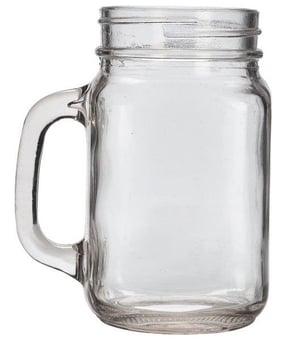 Picture of Branded With Your Logo - Mason Drinking Jar Glasses - 68cl / 24oz - [IH-MB-MAS680] - (HP)