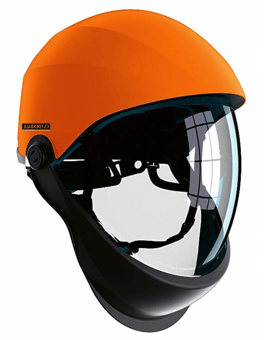 picture of Clydesdale 12 Cal Hard Hat with Integral Arc Visor - Orange - [CD-CLY-540-E2-12] 