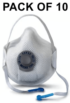 picture of Moldex 2505 FFP3D Valved - PVC Free - Box of 10 - [MO-2505]