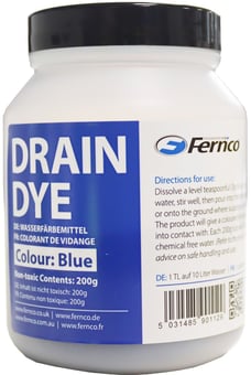 picture of Fernco Drain Tracing Dye 200g - Blue  - [S1-DTD-BLUE] - (LP)