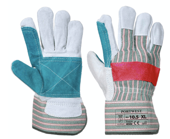 Picture of Portwest A229 Classic Double Palm Green Rigger Gloves - Pair - [PW-A229GNRXL]