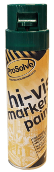 picture of Prosolve Hi-Vis Marker Paint Aerosol 500ml Fluorescent Green - [PV-PVHIVISFGA]