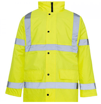 picture of Safe-T STHVPKY Hi Vis Parka Jacket - Yellow - TX-STHVPKY