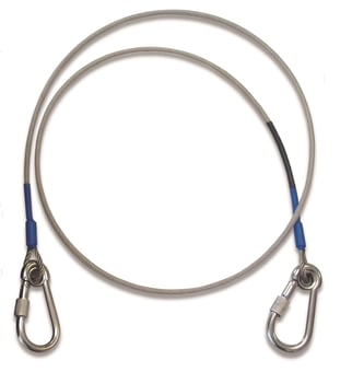 Picture of Toolarrest Heavy Duty Wire Rope Coated Lanyard (1.5m) - [TA-TAHDSL1.5]