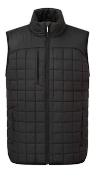 picture of Portwest PW339 - PW3 Square Baffle Bodywarmer - Black - PW-PW339BKR