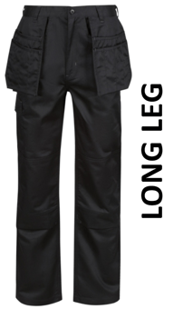 picture of Regatta Men's Pro Cargo Holster Trouser - Black - Long Leg - BT-TRJ501L-BLK