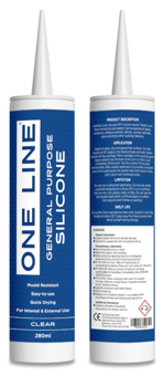 picture of OneLine General Purpose Silicone - Clear - [OS-76/000/002]