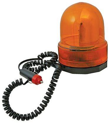 Revolving Amber Light with 12V Cigarette Lighter Plug - [SI-633728] - (DISC-W)