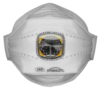Picture of JSP - Springfit&trade; 425ML FFP2 With Typhoon Valved Fold Flat Disposable Mask - Single - [JS-BGA172-202-N00] - (DISC-R)
