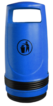 picture of Melba Swintex Merlin Litter Bin 90L - Blue - [MLB-2MERLIN-BLU]