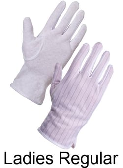 picture of Supertouch Ladies Nylon Standard Palm Antistatic Gloves - Pair - [ST-23502]