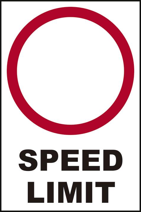 picture of Spectrum Blank - Speed Limit – FMX 400 x 600mm – [SCXO-CI-14607]