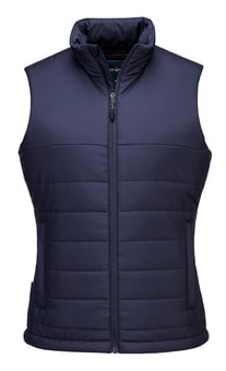 picture of Portwest S607 - Professional Women's Insulated Baffle Gilet - Navy - PW-S607NVR