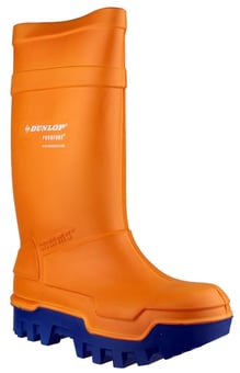 Picture of Dunlop Purofort Orange Thermo+ Full Safety Wellington S5 CI CR SRC - BE-C662343 - (LP) - (DISC-R)