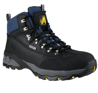 picture of Amblers FS161 Waterproof Hiker Black Safety Boot S3 WR SRC - FS-11331-12837