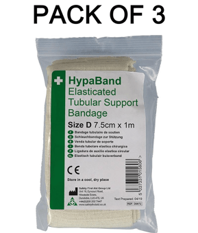 picture of 1m HypaBand Elasticated Tubular Support Bandages - D Arms Legs - Pack of 3 - [SA-D8072X3] - (AMZPK)