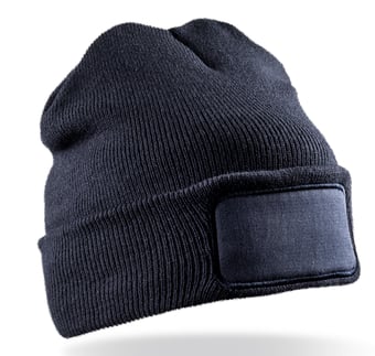Picture of Result Recycled Thinsulate&trade; Printers Beanie - Navy Blue - [BT-RC934X-NVY]