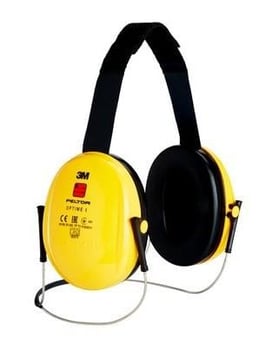 Picture of 3M Peltor Optime Neckband 26dB Yellow Earmuffs - [3M-H510B-403-GU]
