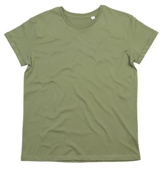 picture of Mantis Men's Roll Sleeve Organic T - Soft Olive Green - BT-M80-SOLI