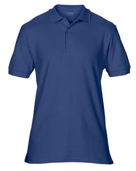 Picture of Gildan 85800 Premium Cotton Adult Double Piqué Polo - Navy Blue - BT-85800-NAVY