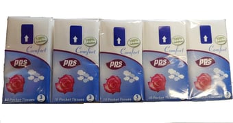 picture of Paloma Pocket Classic Soft Tissue - 3-Ply - Pack of 10 - 10 Tissues Per Pack - [AF-5030481970238] - (MP)