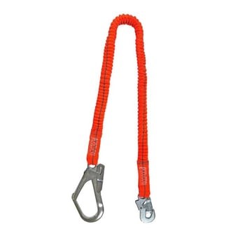 picture of Climax - Integrated Shock Absorber along with Single Elastic Lanyard with Snap Hooks - Length 1.20m - [CL-47]