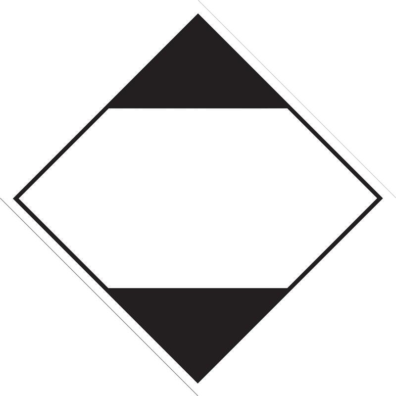 picture of UN Hazard Warning Diamond Label Self Adhesive Placard - LIMITED QUANTITY - [HZ-HZ1010]     