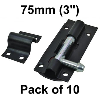 picture of EXB Tower Bolt - 75mm - 3" - Pack of 10 - [CI-DB01L]