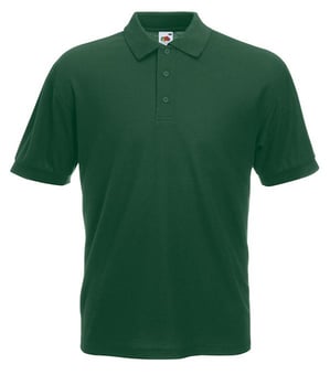 picture of Fruit of The Loom Men's Polycotton Poloshirt - Bottle Green - BT-63402-BGR