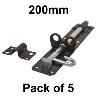 picture of EXB Medium Padbolt - 200mm - Pack of 5 - [CI-DB172L]