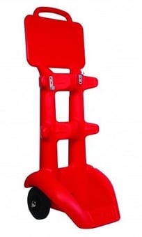 Picture of Premium Plastic Mobile Fire Point - Can Hold 2 Extinguishers up to 200mm in Diameter - [HS-109-1026]