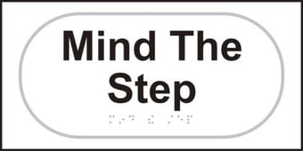 picture of Mind that step – Taktyle (300 x 150mm) - SCXO-CI-TK0450BKWH