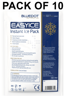 picture of Blue Dot Easy Ice Small Instant Ice Pack 19cm x 13cm - Pack of 10 - [CM-9987X10]