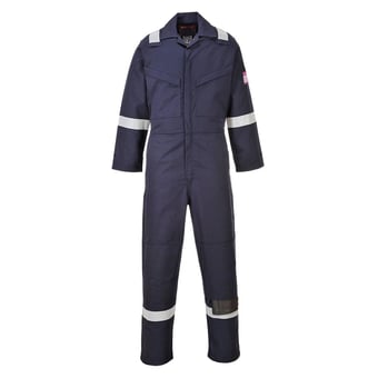 picture of Portwest - Navy Blue Modaflame Coverall - PW-MX28NAR - (LP)
