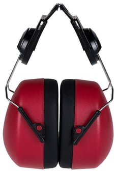 Picture of Portwest - PW42 - Clip-On Red Ear Protector - SNR 26 dB - [PW-PW42RER]