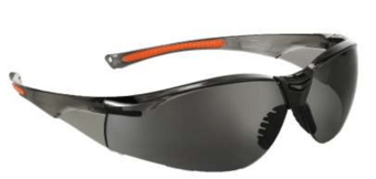 picture of 513 UNIVET Smoke Lens Wraparound Safety Spectacles, Anti-Scratch Lens with flexible arms - [UV-513.01.10.02]