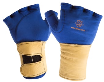 Picture of Impacto 714-20 Fingerless Wrist Support Glove Liner - Pair - IM-714-20 - (LP)
