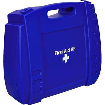 Picture of British Standard Large Catering First Aid Kit In Blue Box - [SA-K3133LG]