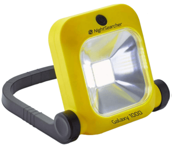 Picture of NightSearcher 1000 Lumens LED Portable Rechargeable Floodlight - 7.4V 1800mAH Li-ion Technology - [NS-GALAXY1000] - (DISC-W)