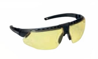 picture of Honeywell - Avatar - Safety Glasses - Black - HydroShield Coating - Amber Lens - [HW-1034833]