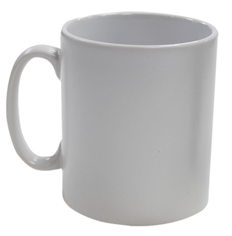Picture of Branded With Your Logo - White Satin Mug - Single - Pre-Printed - [MT-MUG/SATIN/WHT/PK]