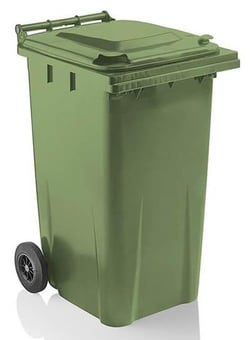 Picture of Green 240 Litre Wheelie Bin Max Load 96kg - [GW-240LWHEELIEBIN-GREEN]