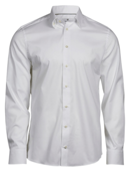 picture of Tee Jays Men's Stretch Luxury Shirt - White - BT-TJ4024-WHI