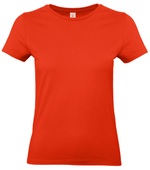 picture of B&C Women's E190 T-Shirt Fire Red - BT-TW04T-FID